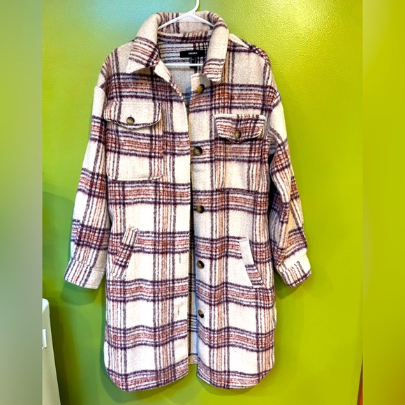 Forever 21 Jackets & Blazers - F21 LONG LENGTH SHACKET!